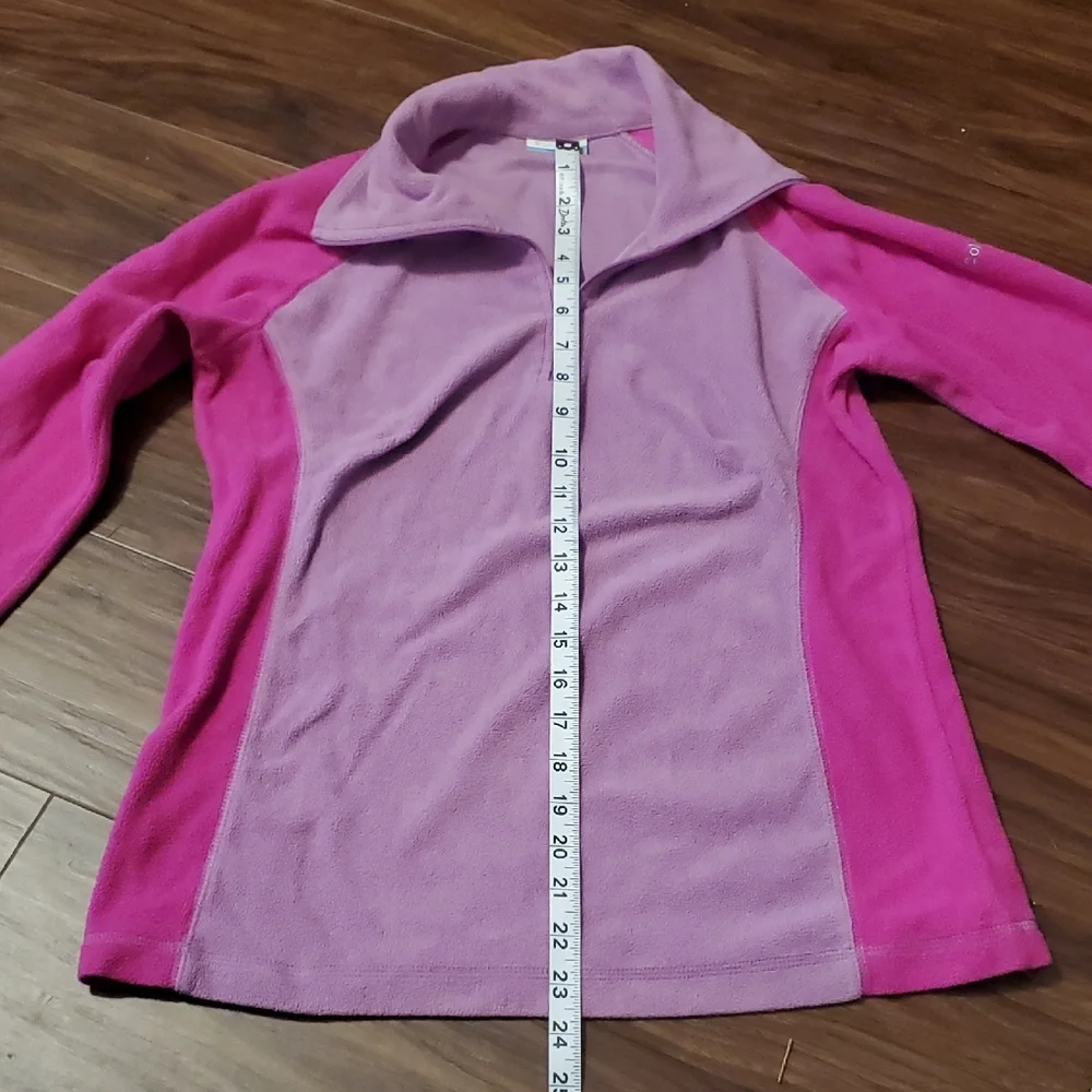Columbia Women's Pink and Purple Fleece Top - Picture 5 of 8